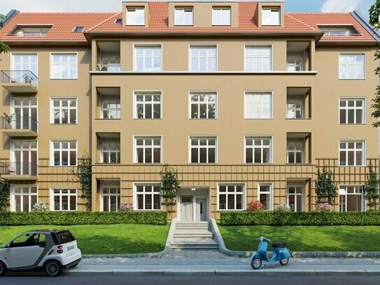 Freiraum über dem Rüdesheimer Platz. Dachneubau mit Sonnenlounge