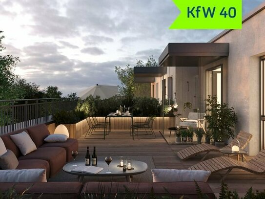 topmoderne KfW 40 Penthousewohnung - Stellplatz incl.