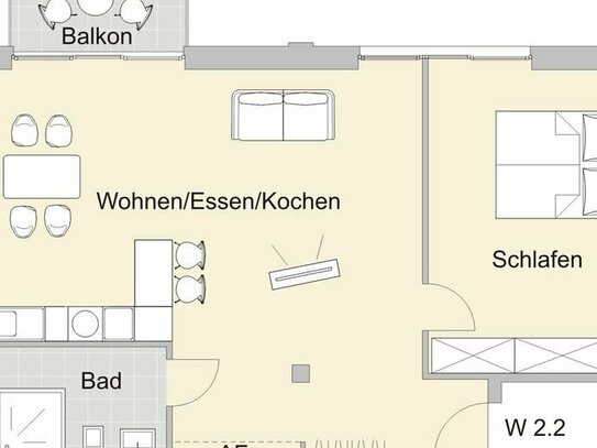 Ansprechende Wohnanlage im Nürnberger Norden: Kernsanierte 2-Zimmer-ETW mit Balkon!