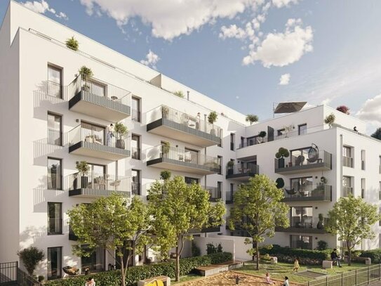 Neubau-Highlight: Geräumige 3-Zimmer-Wohnung mit Balkon und Einbauküche