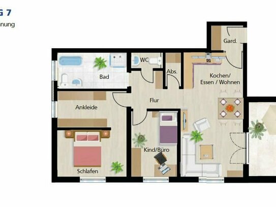 4,5 Zimmer-Wohnung in exquisiter und ruhiger Wohnlage an der Tauber