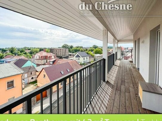 Großes Penthouse mit 43 m² umlaufender Terrasse in Trebbin