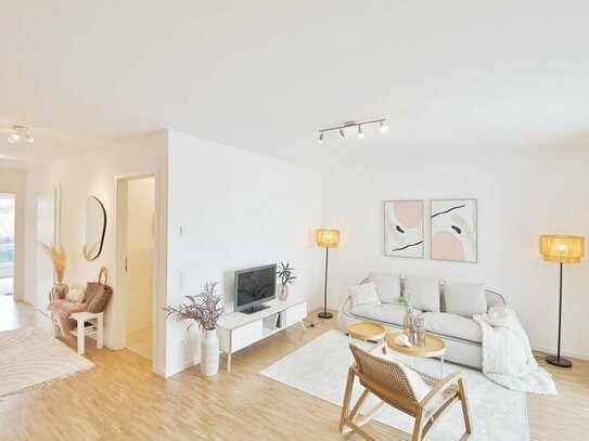 Jetzt Musterwohnung besichtigen! Barrierefreie Dreizimmerwohnung mit Privatgarten in Wolfartsweier