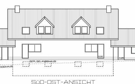 Projektierung für 3 Doppelhaushälften (incl. positiver Bauvoranfrage)