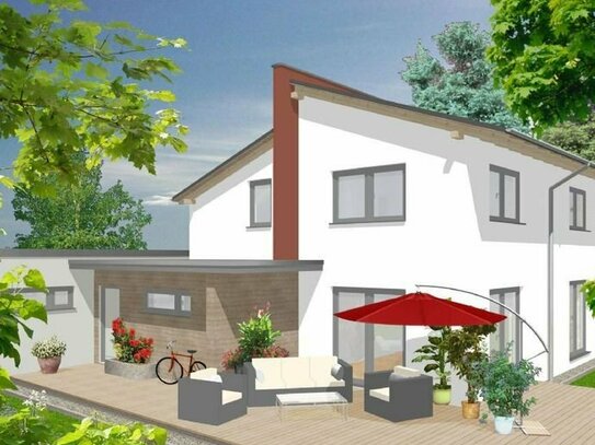 Ihr modernes Einfamilienhaus mit versetztem Pultdach in Altchemnitz