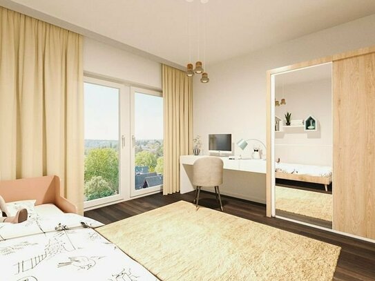 Frankfurt, Hainer Weg 50a - 3 Zimmer Wohnung 5.OG mit Balkon