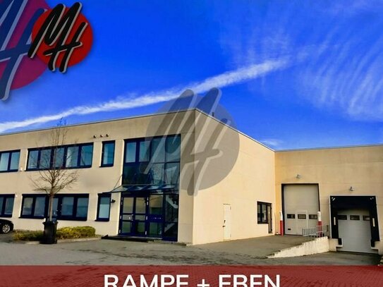 TOP-LAGE - RAMPE + EBEN - Moderne Lagerflächen (450 m²) und Büroflächen (280 m²)
