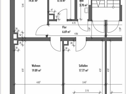 Sanierte 3 Zimmer Wohnung Altbau mit Balkon