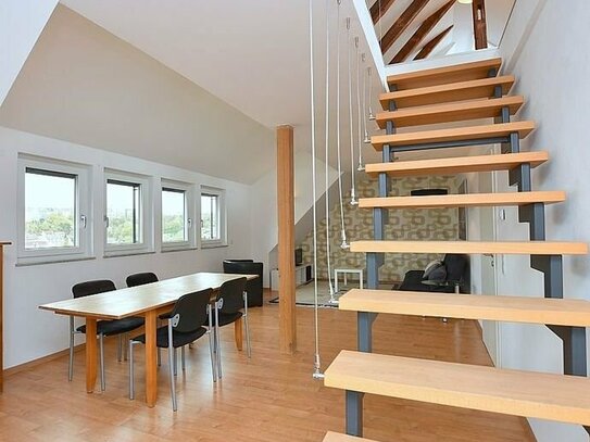 Tolle Maisonette Wohnung mit Balkon und schöner Aussicht in Stuttgart Nord