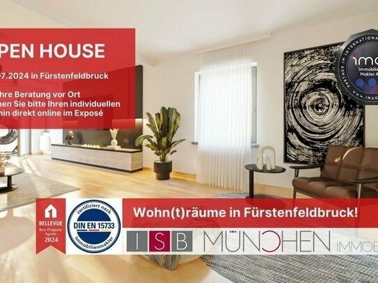 Exklusives, urbanes Wohnjuwel in Fürstenfeldbruck: Ihre 3-Zimmer-Wohnung mit XXL-Balkon und Hobbyraum