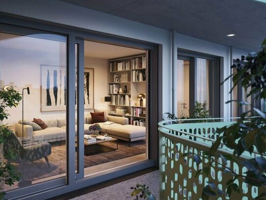 Neubau: Großzügige 5-Zimmer-Maisonette-Wohnung mit Haus-im-Haus-Charakter im grünen Innenhof
