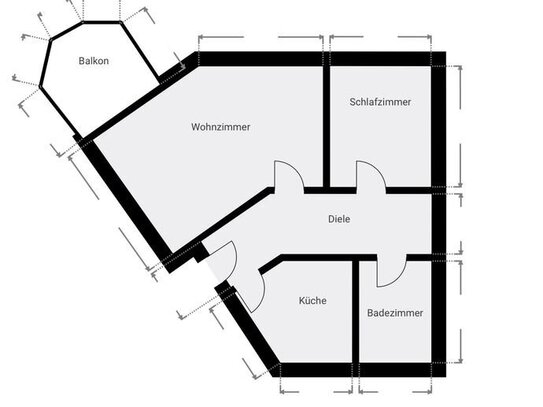 Attraktive 2-Zimmer-Wohnung mit Balkon und EBK in Hannover