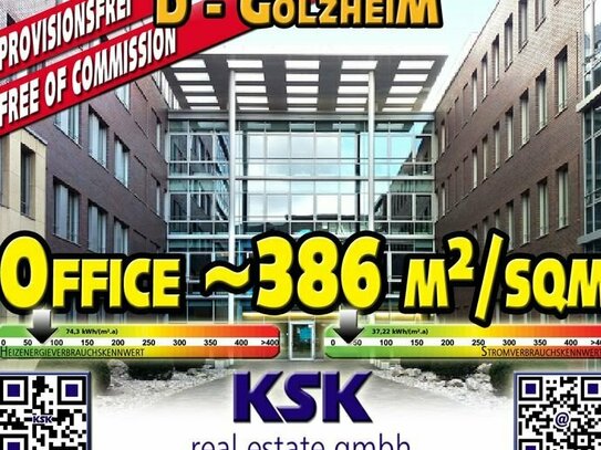 Office verkehrsgünstig, Nähe City und Messe ~386 m²/sqm Conveniently close city and fair