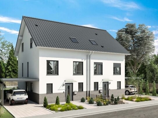 Florstadt: Neubau einer DHH "schlüsselfertig"| mit ca. 145 m² Wfl.