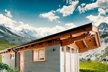 Tiny-House: Rustikales Natur Chalet der Einzigartigkeit