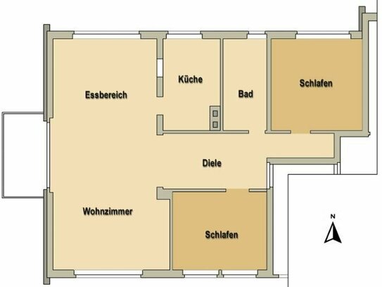 Helle, modern geschnittene 3-Zimmer-Wohnung in Wichlinghofen - (2022 komplett renoviert)