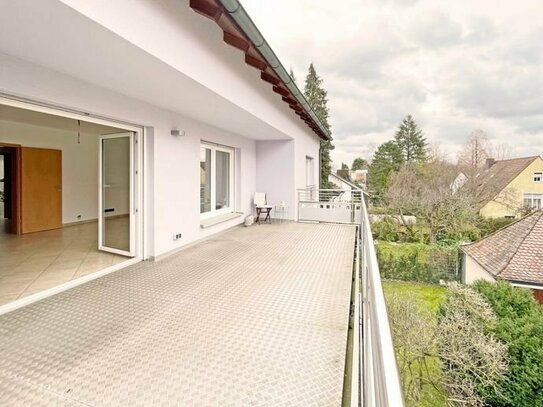 RESERVIERT: Nähe Tiergarten - 6-Zi.-Maisonettewohnung mit großem Süd-Ost-Balkon, Doppelgarage und Gartenanteil