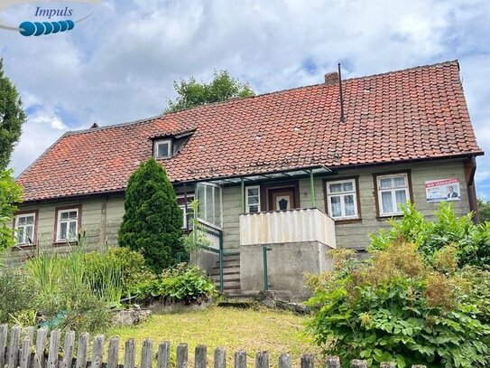 Günstiges "Hexenhaus" mit Garten und Garagen - Stadt Oberharz am Brocken OT Elbingerode