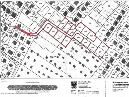 Verkaufsstart ab sofort : Begehrtes Baugrundstück in Frankfurt (Oder) OT Markendorf voraus. Baubeginn 01.06.2024