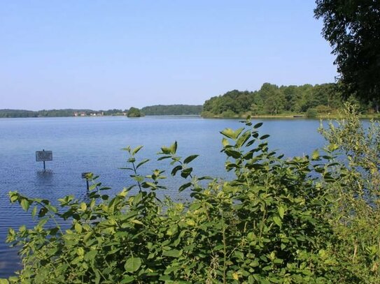 Courtagefrei, Wassergrundstück mit Steg bei Plön am saubersten See Deutschlands