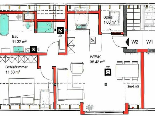 Provisionsfrei | Allersberg | Exklusive Dachgeschosswohnung: Moderner Ausbau in bester Lage