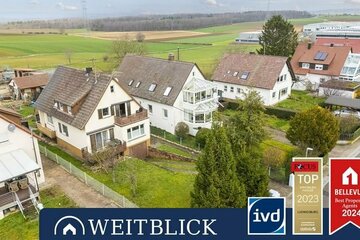 WEITBLICK: 1-2 Familienhaus in Feldrandlage!