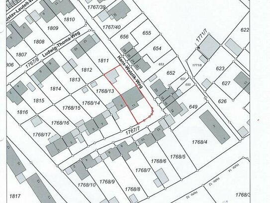 Zentrumslage!! Baugrundstück mit Genehmigung für über 400m² Wfl.