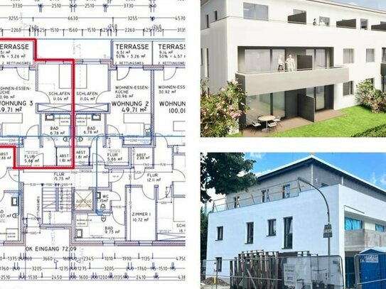 *WE 3* Altersgerechte Erdgeschosswohnung mit Terrasse und 2 Stellplätze