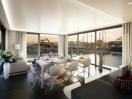LUXURY Floating Penthouse komplett möbliert - 250 m² - 19 % RENDITE + Liegeplatz SOFORT zu VERKAUFEN