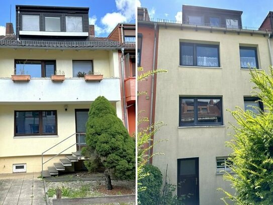 GEFRAGTE LAGE in UTBREMEN! 2-Familien-RH mit Vollkeller, Terrasse und Balkon in gesuchter Wohnstraße