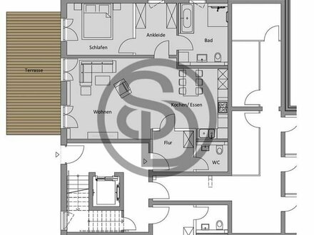 NEUBAU - kleine Wohnanlage in Hof/Krötenbruck - K6 Südresidenz - Wohnung EG ca. 96 m²