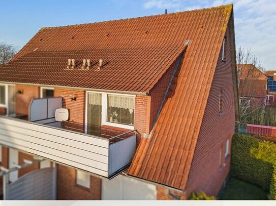 Norddeich: Dachgeschosswohnung in Bestlage