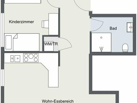 3-Zimmer-Wohnung in zentraler Lage Hofheims