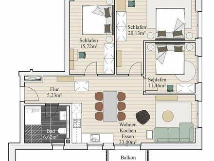 Traumhafte 4-Zimmer-Wohnung in Strandnähe zur Ostsee