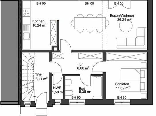 Erstbezug nach Sanierung mit EBK: schönes Haus mit fünf Zimmern in Weimar