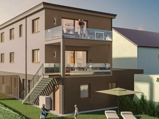 Effizienzhaus 40NH / TWO-Living - Doppelhaushälfte neu gedacht - mit Doppelgarage in zentraler Toplage