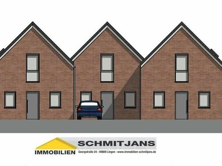 RESERVIERT! Provisionsfrei! Neubau! Exklusives Reihenhaus (Mitte) in einer traumhaften Lage, Nähe Kanal in Lingen-Darme