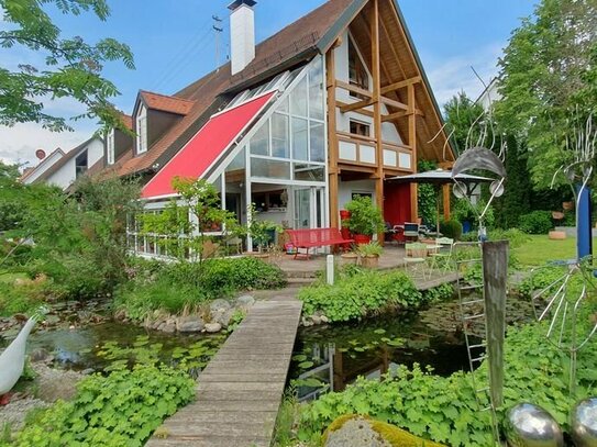 Geschmackvolles, großes Einfamilienhaus im modernen Landhausstil mit "Vollausstattung"
