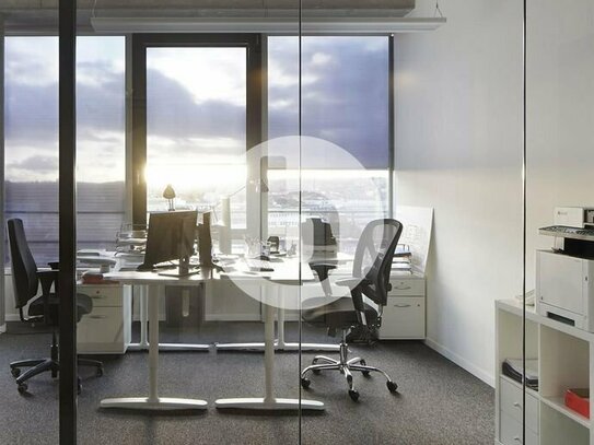 bürosuche.de: Blick auf Harburg - Bürofläche im Channel Tower