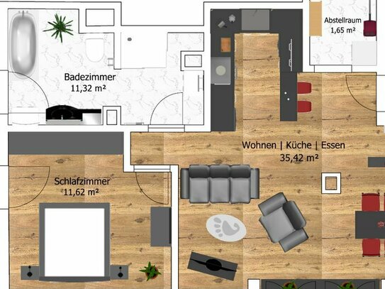 Provisionsfrei | Allersberg | Exklusive Dachgeschosswohnung: Moderner Ausbau in bester Lage