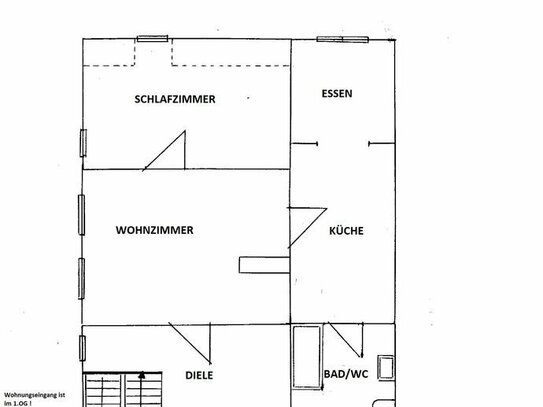 2-Zimmer-Dachgeschosswohnung in ruhiger Wohnlage von Saalfeld