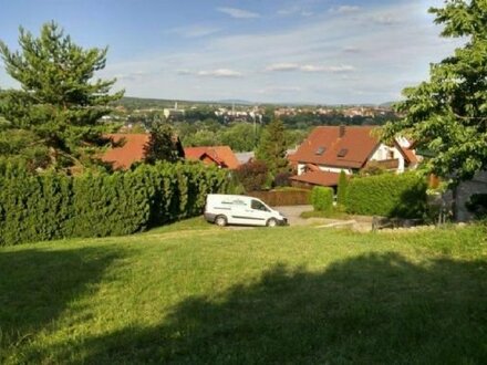 Grundstück mit Blick über Hildburghausen