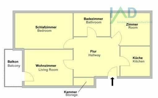Dachgeschosswohnung 80qm zu verkaufen zum Eigenbedarf oder zur Weitervermietung ! Berlin-Reinickendorf 3 Zimmer mit Par…