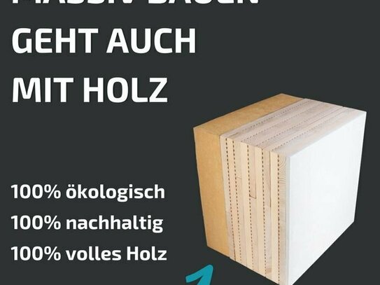 Massiv bauen geht auch mit Holz