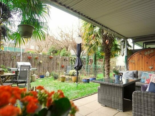 Sommerfeeling im eigenen Garten: 4 Zi. Maisonettewohnung mit Garten und Terrasse in Holthausen