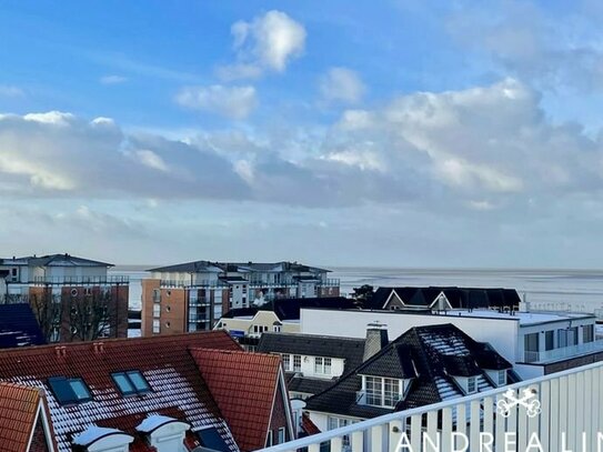 Duhner Ferienwohnung mit Dachterrasse und Wellnessbereich