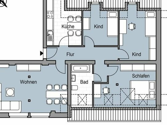 Tolle 4-Zimmer-Wohnung in Derendorf