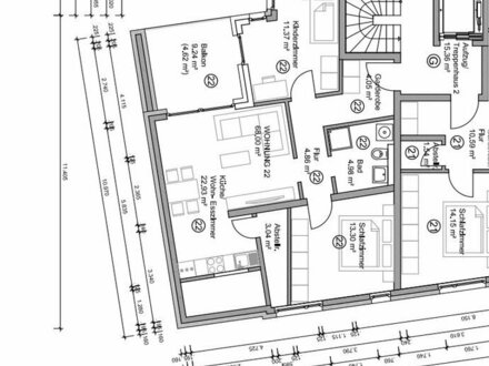 3 Zimmer Neubau Staffelgeschoss Wohnung