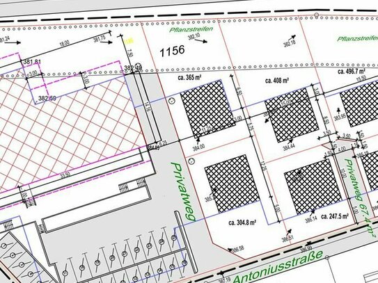 6 Baugrundstücke in Schmallenberg/Hochsauerland, Größe 247qm - 496qm