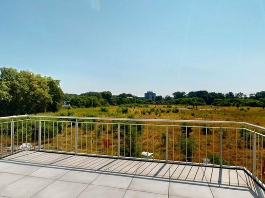 Anspruchsvolles Wohnen im Neubaugebiet. 4-Zimmer-Wohnung inkl. Balkon.